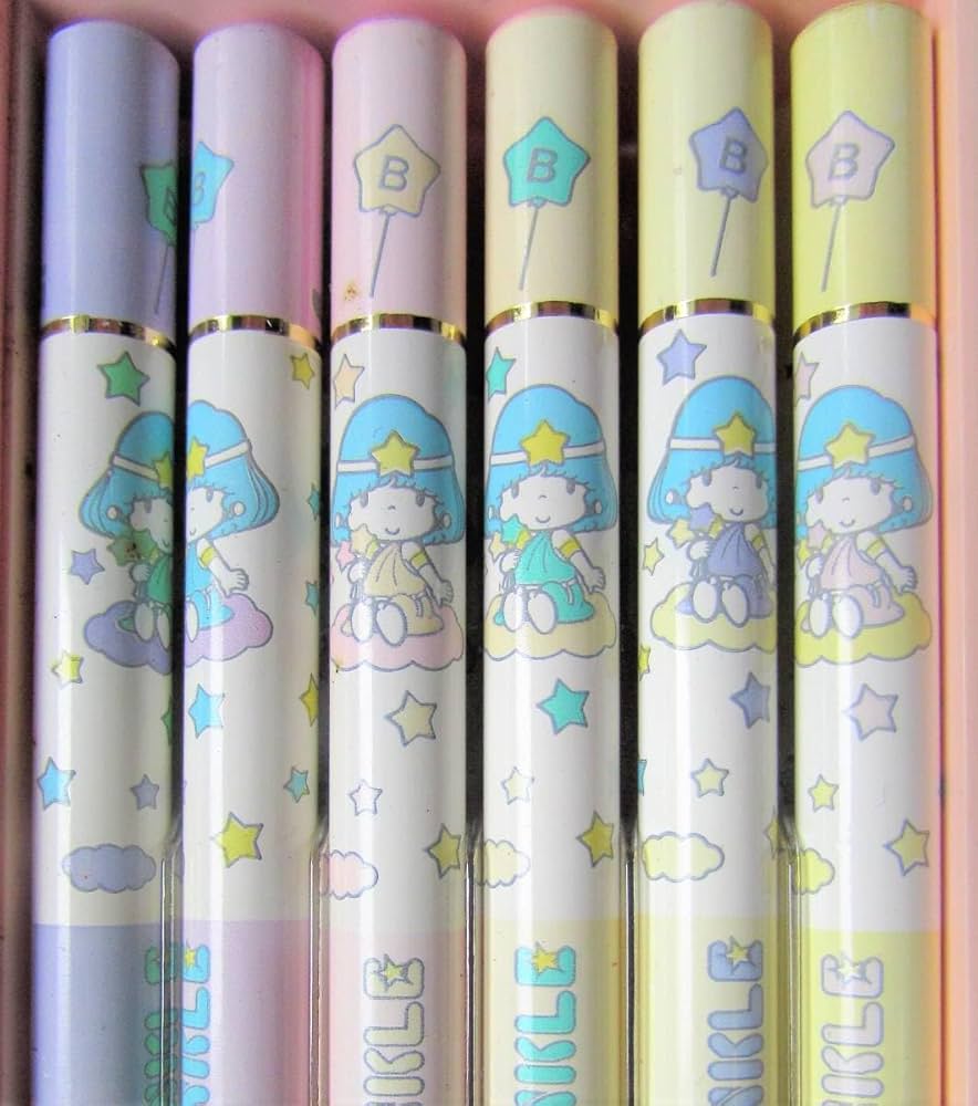 Amazon | 昭和レトロUNI星座のティンクルちゃん定規鉛筆かきかた